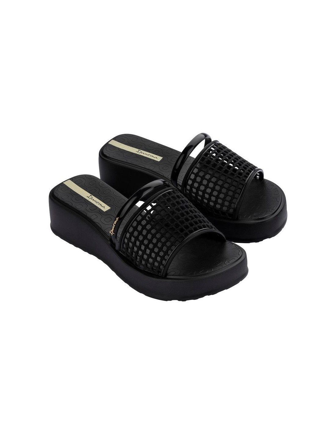 Ipanema women's flipflops Essence black platform fashionable