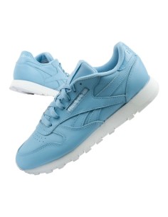Reebok women's sports shoes Classic sneakers blue fashionable leather