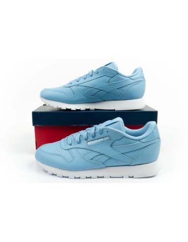 Reebok women's sports shoes Classic sneakers blue fashionable leather