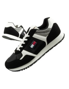 Tommy Hilfiger Men's Tjm Runner Casual Black Sneakers