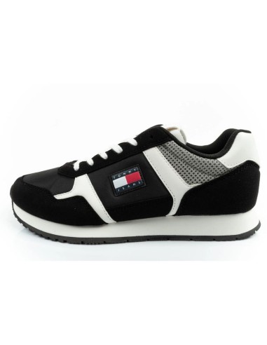 Tommy Hilfiger Men's Tjm Runner Casual Black Sneakers