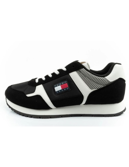 Tommy Hilfiger Men's Tjm Runner Casual Black Sneakers