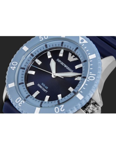EMPORIO ARMANI World Explorer Solar AR11785 Men's Watch BOX
