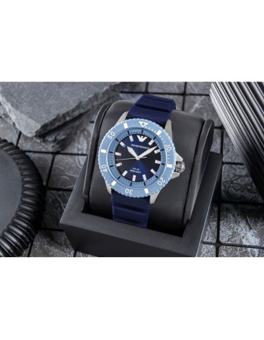 EMPORIO ARMANI World Explorer Solar AR11785 Men's Watch BOX