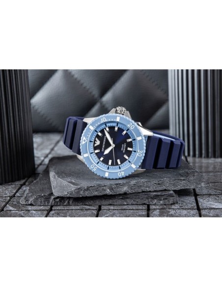 EMPORIO ARMANI World Explorer Solar AR11785 Men's Watch BOX