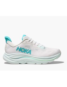HOKA Clifton 10 Women's Running Shoes WhiteCielo Blue 1162031WTCL