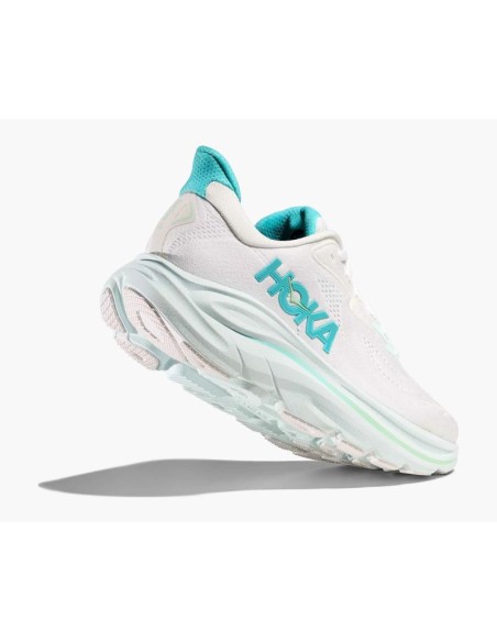 HOKA Clifton 10 Women's Running Shoes WhiteCielo Blue 1162031WTCL