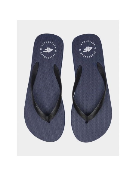 Men's flipflops with wide straps 4F