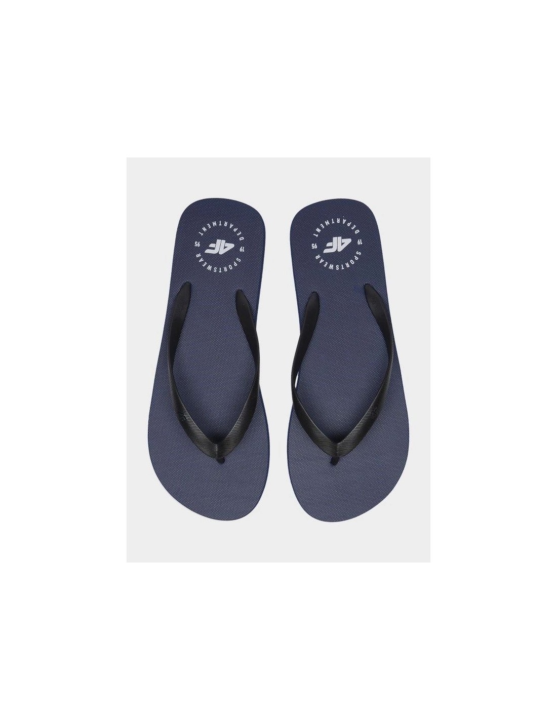 Men's flipflops with wide straps 4F