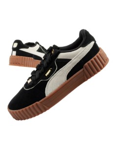 Puma women's sports shoes sneakers Carina 30 leather black fashionable