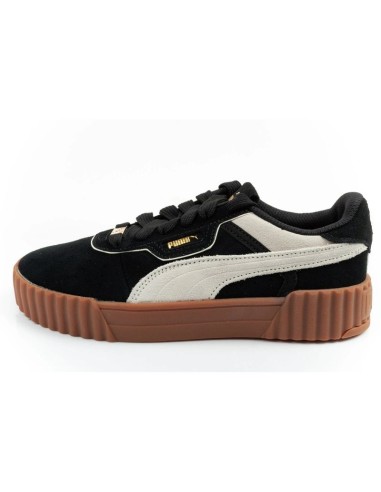 Puma women's sports shoes sneakers Carina 30 leather black fashionable