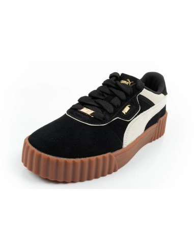 Puma women's sports shoes sneakers Carina 30 leather black fashionable