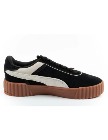 Puma women's sports shoes sneakers Carina 30 leather black fashionable