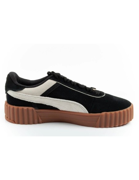 Puma women's sports shoes sneakers Carina 30 leather black fashionable