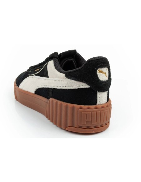 Puma women's sports shoes sneakers Carina 30 leather black fashionable