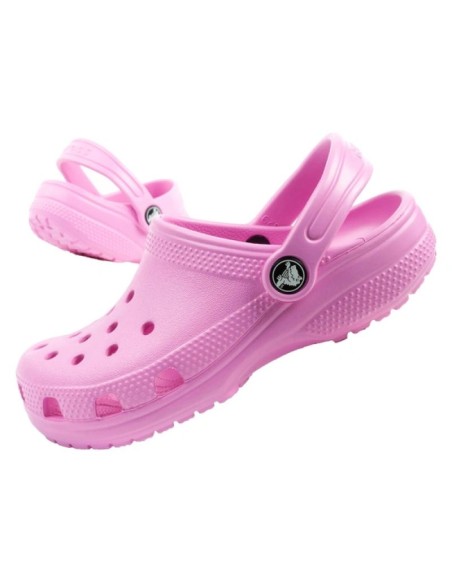 Crocs Classic children's clog sandals fashionable pink comfortable lightweight