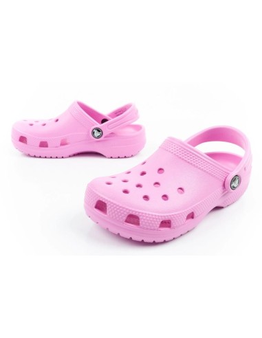 Crocs Classic children's clog sandals fashionable pink comfortable lightweight
