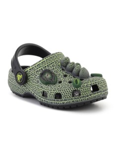 CROCS CLASSIC IAM SCARY DINO CLOG T KIDS BLACK 211372001