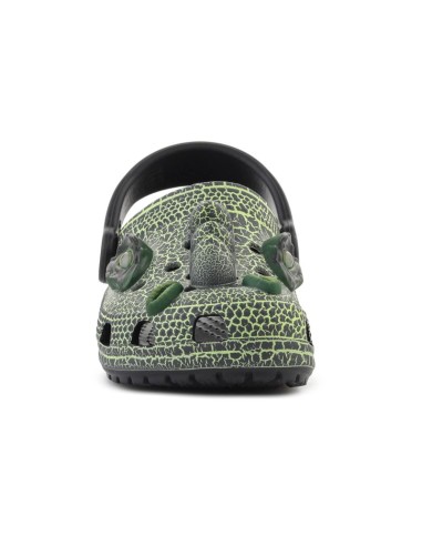 CROCS CLASSIC IAM SCARY DINO CLOG T KIDS BLACK 211372001