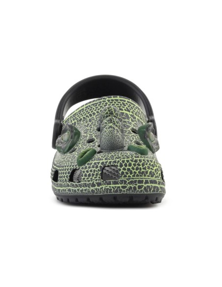 CROCS CLASSIC IAM SCARY DINO CLOG T KIDS BLACK 211372001