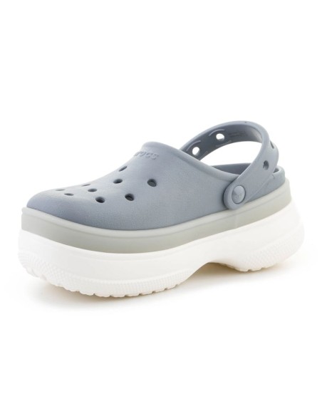 CROCS CLASSIC FROSTED STACKED CLOG CONCRETE 2125670Z3