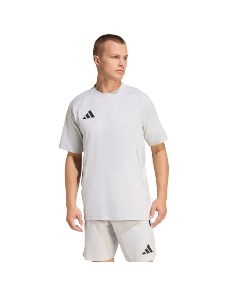 Men's adidas Tiro 26 Travel Tee light gray KD1120