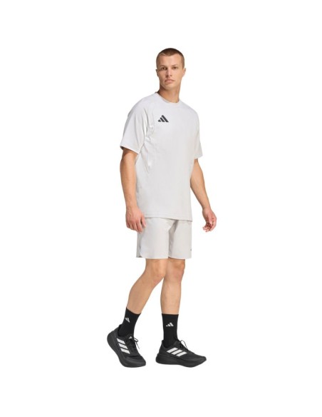 Men's adidas Tiro 26 Travel Tee light gray KD1120