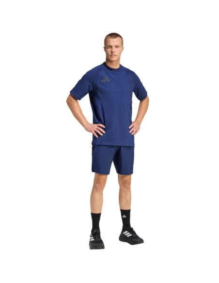 Men's adidas Tiro 26 Travel Tee Navy Blue KD1119