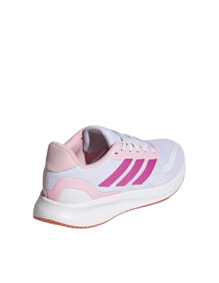 Adidas Runfalcon 5 kids' shoes white and pink JP9396