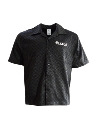 Air Jordan Quai 54 Shirt men's elegant shirt short sleeve black FZ1768045