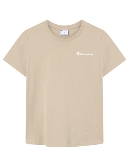 Champion Women's Short Sleeve Tshirt Beige 118408 MS041
