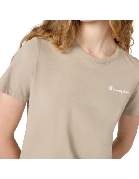 Champion Women's Short Sleeve Tshirt Beige 118408 MS041