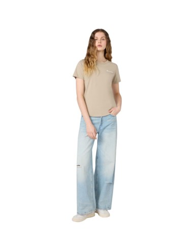 Champion Women's Short Sleeve Tshirt Beige 118408 MS041