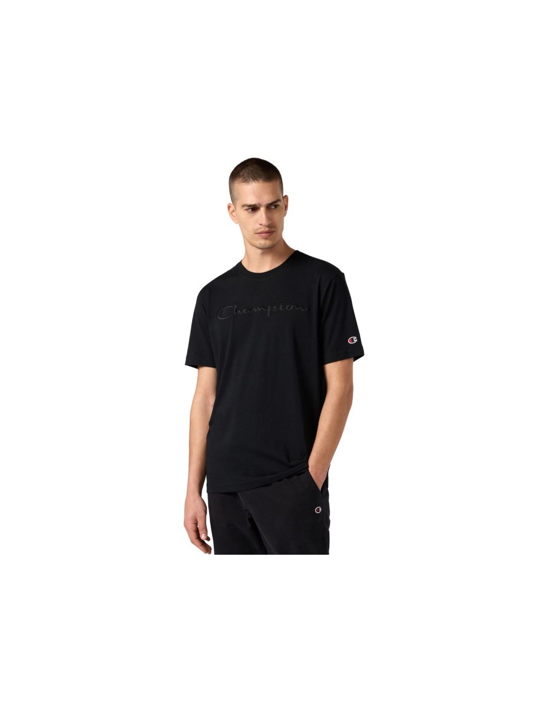 Men's Champion SS Tee Black 220273 KK001