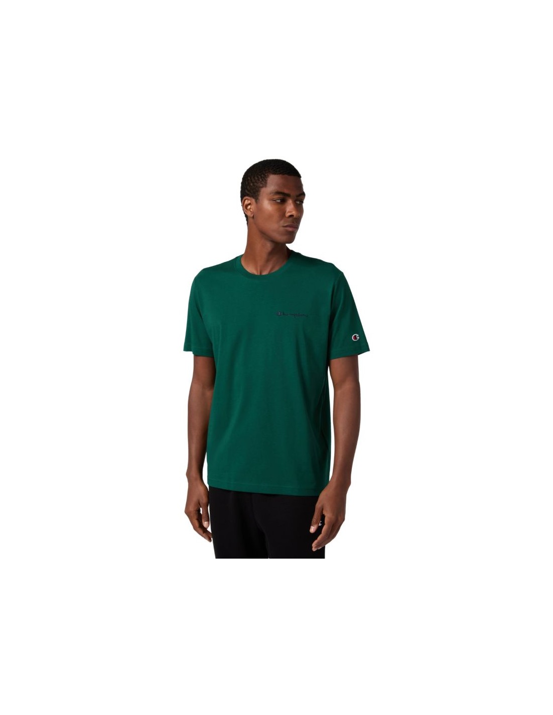Men's Champion SS Tee Green 221798 GS584