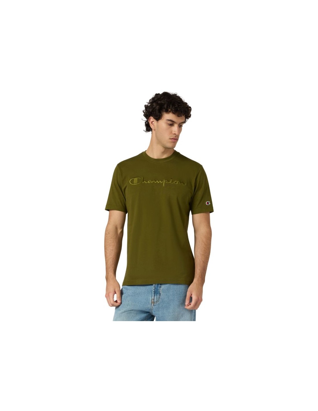 Men's Champion SS Tee Olive 220273 GS585