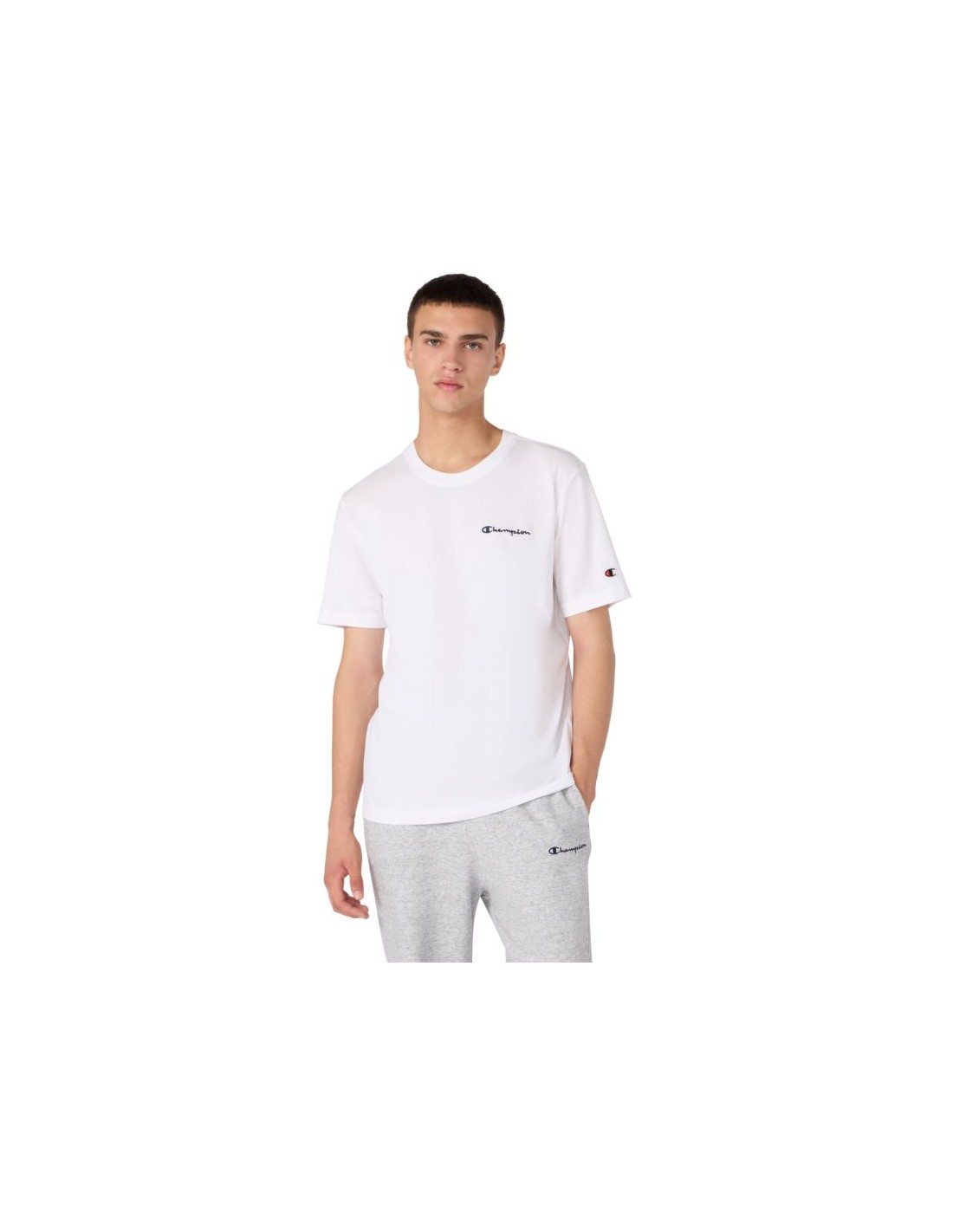 Men's Champion SS Tee white 221798 WW001