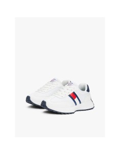 Tommy Hilfiger women's FLAG LOW CUT LACEUP SNEAKERS T3X9338771695X336X336 WHITEBLUE