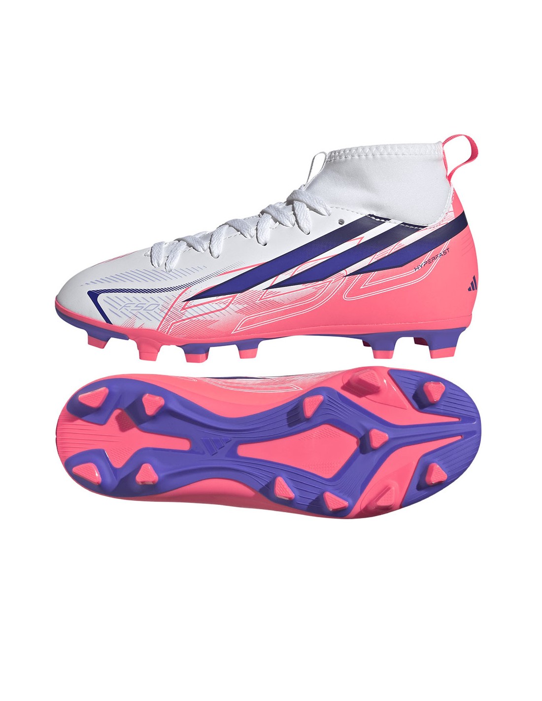 Adidas F50 Hyperfast Club MID Jr FGMG KJ0670 shoes
