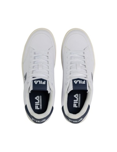 Fila Courtbay men's shoes white and navy blue FFM0365 13462