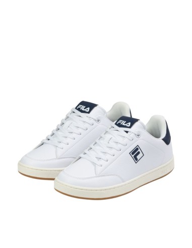 Fila Courtbay men's shoes white and navy blue FFM0365 13462