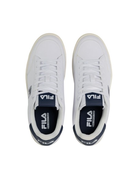 Fila Courtbay men's shoes white and navy blue FFM0365 13462