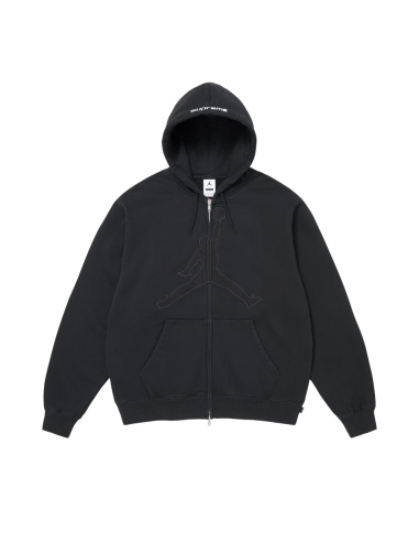 Supreme x Jordan Zip Up Hooded Sweatshirt 'Black' SS26SW24BLACK MBS