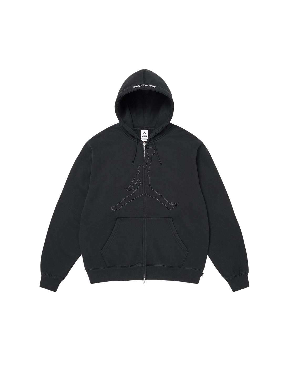 Jordan Supreme x Jordan Zip Up Hooded Sweatshirt 'Black' SS26SW24BLACK MBS
