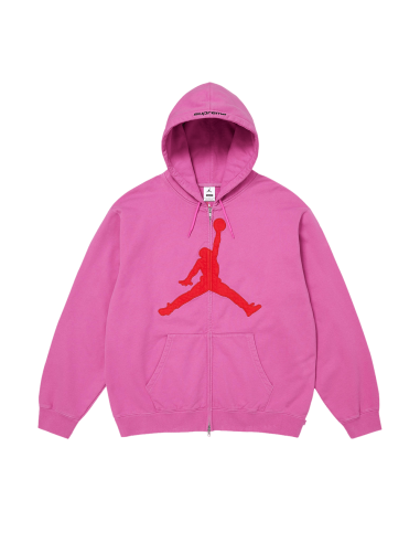 Supreme x Jordan Zip Up Hooded Sweatshirt 'Pink' SS26SW24PINK MBS
