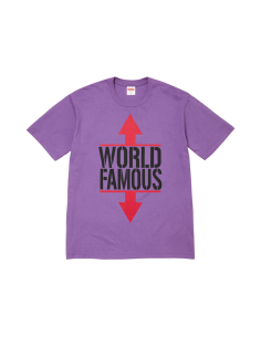 Supreme World Famous Tee 'Purple' SS26T31PURPLE MBS