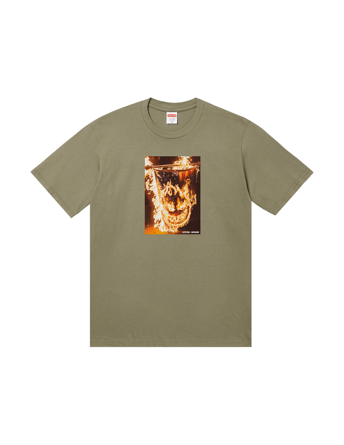 Supreme x Spitfire Flag Tee 'Light Olive' SS26T63LIGHTOLIVE MBS