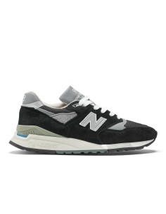 New Balance 998 MiUSA Black Silver U998BL MBS