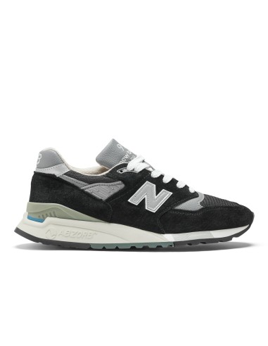 New Balance 998 MiUSA Black Silver U998BL MBS