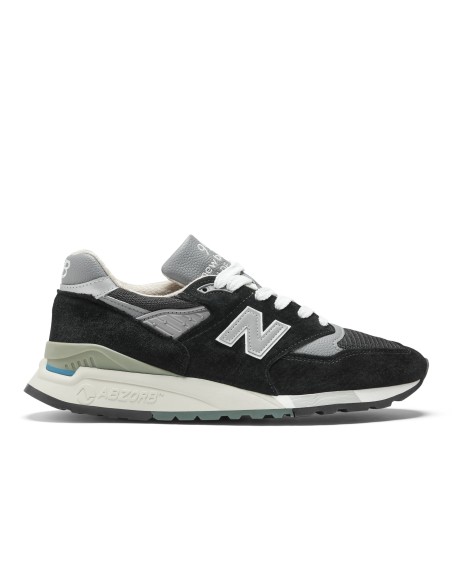 New Balance 998 MiUSA Black Silver U998BL MBS